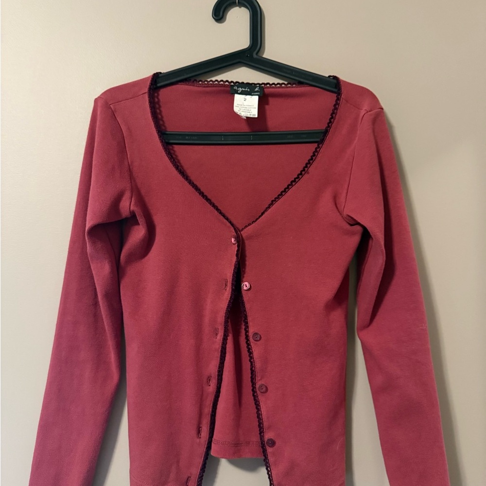 Agnes B Cardigan Top